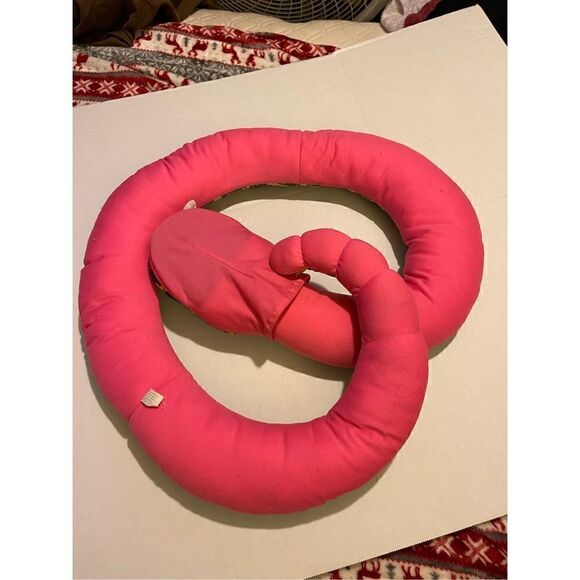 Snake hand puppet VTG Playskool 1990’s Rattlin’ Randy The Wrestler Snake Neon Pi - Picture 9 of 10